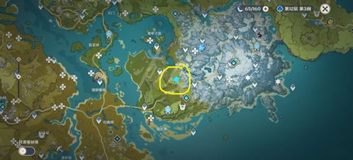 原神雪山宝箱位置分布图